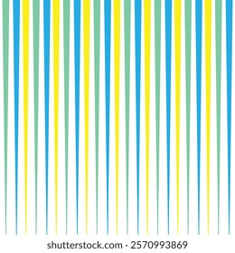 simple abstract light past ,yellow, and blue colour thik to thin vertical line pattern.