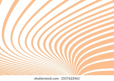 simple abstract light soft peach color creative wavy pattern a white and orange background with a yellow and white striped pattern