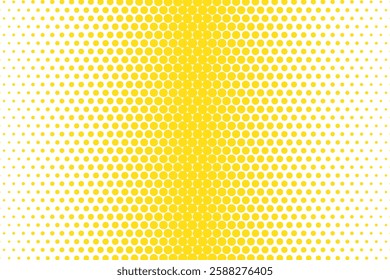 simple abstract light yellow color small polka dot halftone pattern a white background with a lot of dots on it with a pattern of dots that can be used as a background or texture
