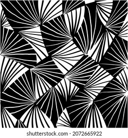 Simple abstract line art design. Hand drawing illustration. 