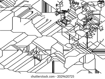 plano de fondo de línea abstracto simple