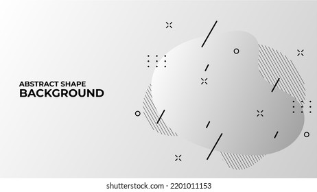 simple abstract liquid geometric shape background