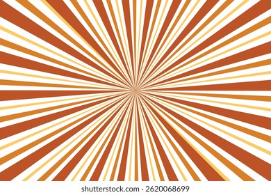 simples abstrato preto laranja marrom escuro cor creme cor sunburst linha padrão criativo geométrico monocromático círculo sunburst linha padrão que pode ser usado como um fundo ou textura retro sunburst design