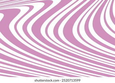  simples abstrato liso cor rosa ondulado padrão de linha listras cor-de-rosa e branco em um fundo roxo