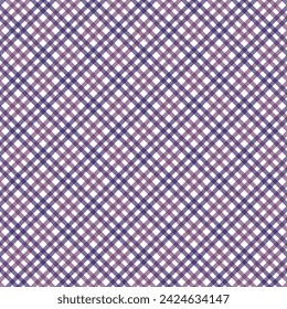  simple abstract lite plum color daigonal plaid check pattern on white background