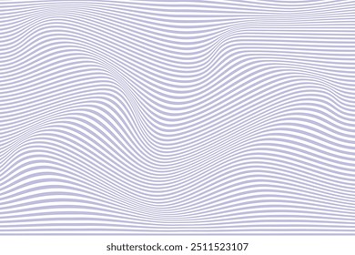  simples abstrato liso cor roxa horizontal ondulado distorcer padrão de linha um fundo azul com um padrão de linhas no meio