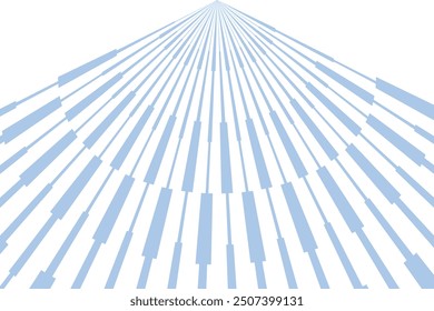  simple abstract lite sky ash color thin to thick geometric degrad lines stripes pattern a blue arrow pointing to the right and right with arrows pointing to the right