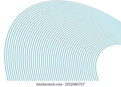  Eenvoudig abstract Lite Sky Color Half Circle patroon Een blauwe abstracte achtergrond met een blauwe lijn