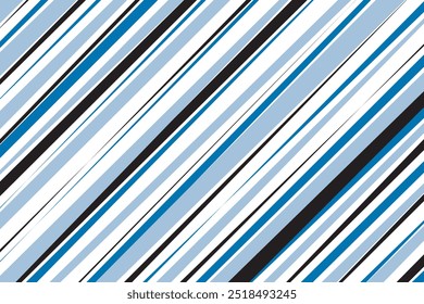 Eenvoudige abstracte Lite zachte hemel zwarte kleur dun tot dik diagonaal lijnpatroon een blauw-witte gestreepte achtergrond met een gestreept patroon
