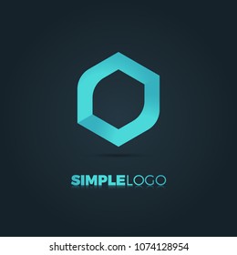 Simple abstract logo design