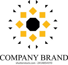 diseño simple y abstracto de logotipo para un símbolo