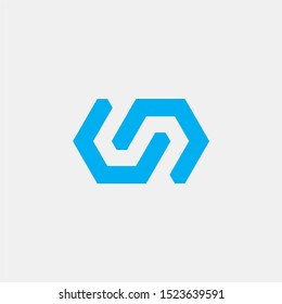 simple and abstract M and A logo