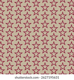simples abstrato maroun cor estrela padrão de estoque com fundo begie.