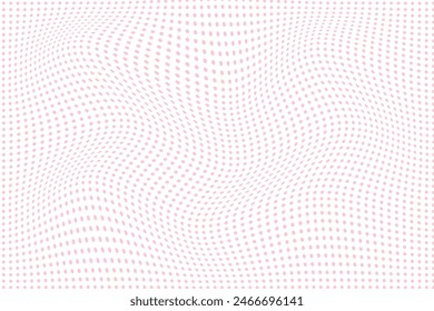 simple abstract meadow lite pink color small polka dot wavy pattern a white background with lots of dot pink background with a pattern of circles