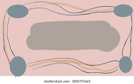 Vector de diseño simple abstracto de fondo minimalista 