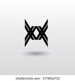 Simple Abstract Modern Business Logo Design, Letter X
