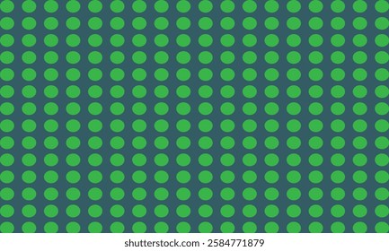  simple abstract nion colour polka dot bland pattern with a see green bsckground.