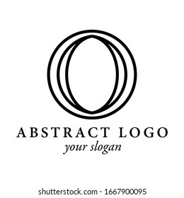 Simple Abstract O logo Company