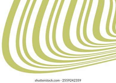simple abstract olive color line wavy geometric pattern art a green and white striped background with a white pattern