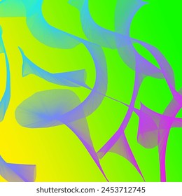 Simple abstract on gradient background 