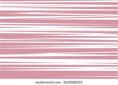 simple abstract onion color thin to thick horizontal line pattern abstract composition of horizontal pink and white lines