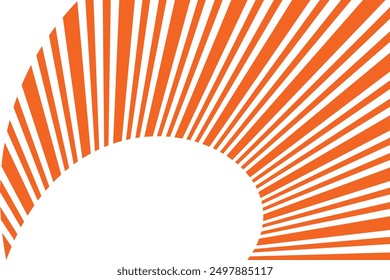 simple abstract orange color creative geometric monocrome pattern an orange background with a circle and a white circle in the middle