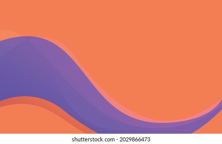 Einfach abstrakter orangefarbener und violetter Hintergrund
