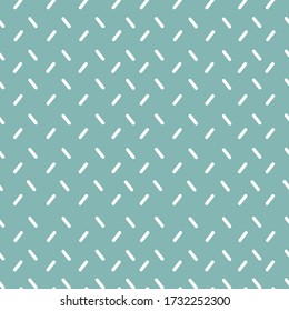 Simple abstract pattern. Blue background, white sticks. The print is well suited for textiles, Wallpaper and packaging.