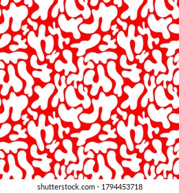  A simple Abstract pattern of spots. circles, ovals. Abstract style, design for fabric, textile, paper. Vector illustration