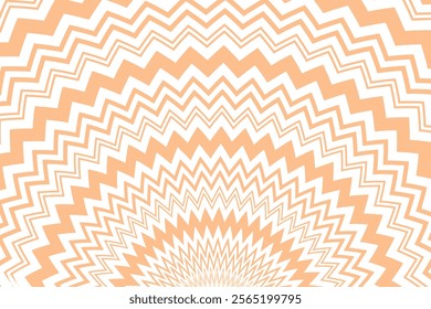 simple abstract peach color round zig zag pattern a seamless pattern of a zigzag design in orange and white