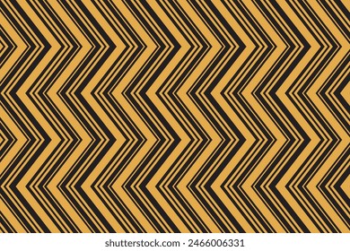 simple abstract pear brown color vertical line zig zag pattern art on black background the pattern of the lines on a black background