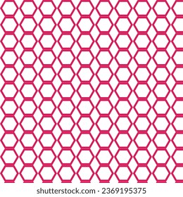 simple abstract pink color poligon rounded wavy pattern