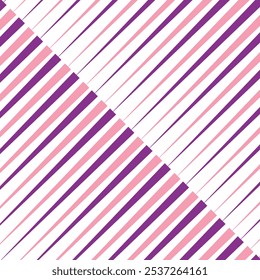  simple abstract pink colour and purple colour thik to thin daigonal line pattern.