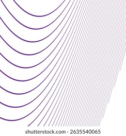 simple abstract purple colour diagnal wave line pattern with white background.