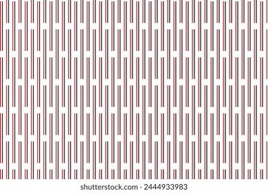 simple abstract red black color halfline pattern art