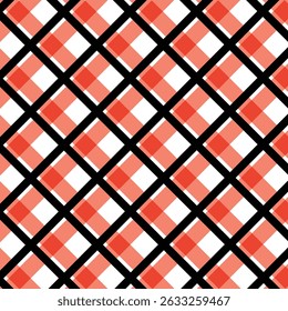 El modelo inconsútil abstracto simple del lugar de la persecución del color rojo y negro se puede utilizar como fondo, tela y manteles.