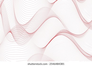  simple abstract red color creative geometric wavy line pattern a pink and white abstract background with wavy lines