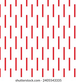 simple abstract red color vertical halfline pattern art