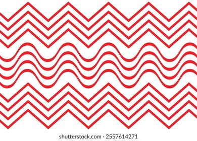 simple abstract red color zig zag line pattern a picture of a wave with a red zigzag pattern