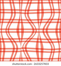  simple abstract red colour seamless chaqe plade envolbe distorting wave pattern.