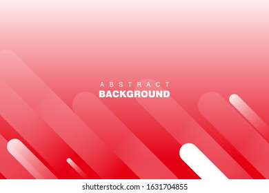 Simple Abstract Red and White Background Design Template Vector