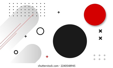 simple abstract red white background 