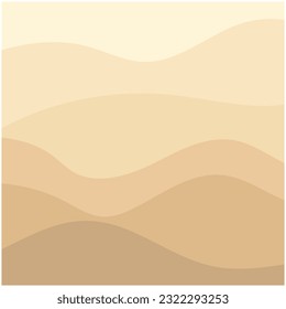 simple abstract sand background with brown color combination, beach desert, book cover, wallpaper, vector