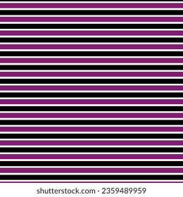 simple abstract seamlees black and plum violet color wavy horizontal line pattern
