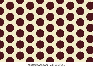 simple abstract seamlees deep red wine colour polka dot pattern on white wine background