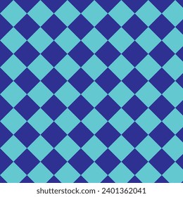 simple abstract seamlees fest cool color square rectangle check pattern on blue color background