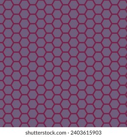 simple abstract seamlees mangosteen color polygon hexagon pattern on fig color background