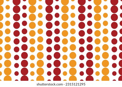 marineros abstractos simples vino tinto y color de orengue polka patrón punto sobre fondo blanco