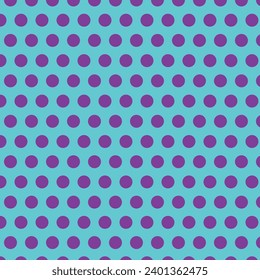 simple abstract seamlees violet dark color polka dot circle pattern on fest color background