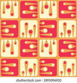 Simple abstract seamless pattern for web, advertising, textiles, prints and any design projects. Geometric shapes will decorate any surface or thing and make it attractive.